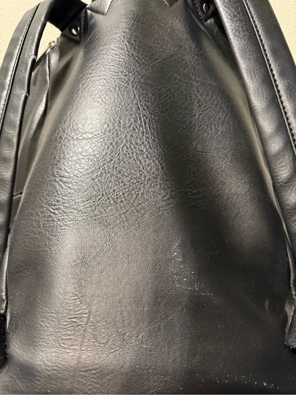 Matt & Nat Black Vegan Leather Backpack | Work Travel Everyday